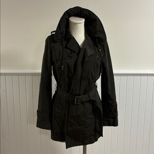 Zara Basic Black and Cream Jacket